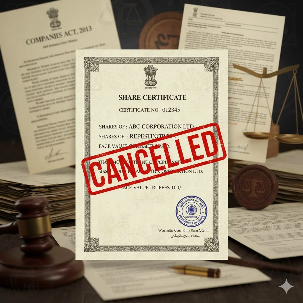 Share Cancellation in India